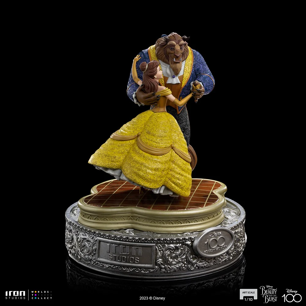 Beauty and The Beast 100 Years Version Disney 100th Beauty and The Beast Art Scale 1/10 Iron Studios - Image 6