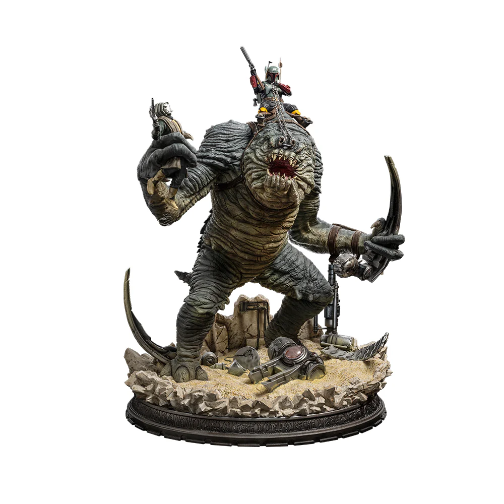 Boba Fett and Rancor - Star Wars: The Book of Boba Fett - Demi Art Scale 1/20 - Iron Studios - Image 2