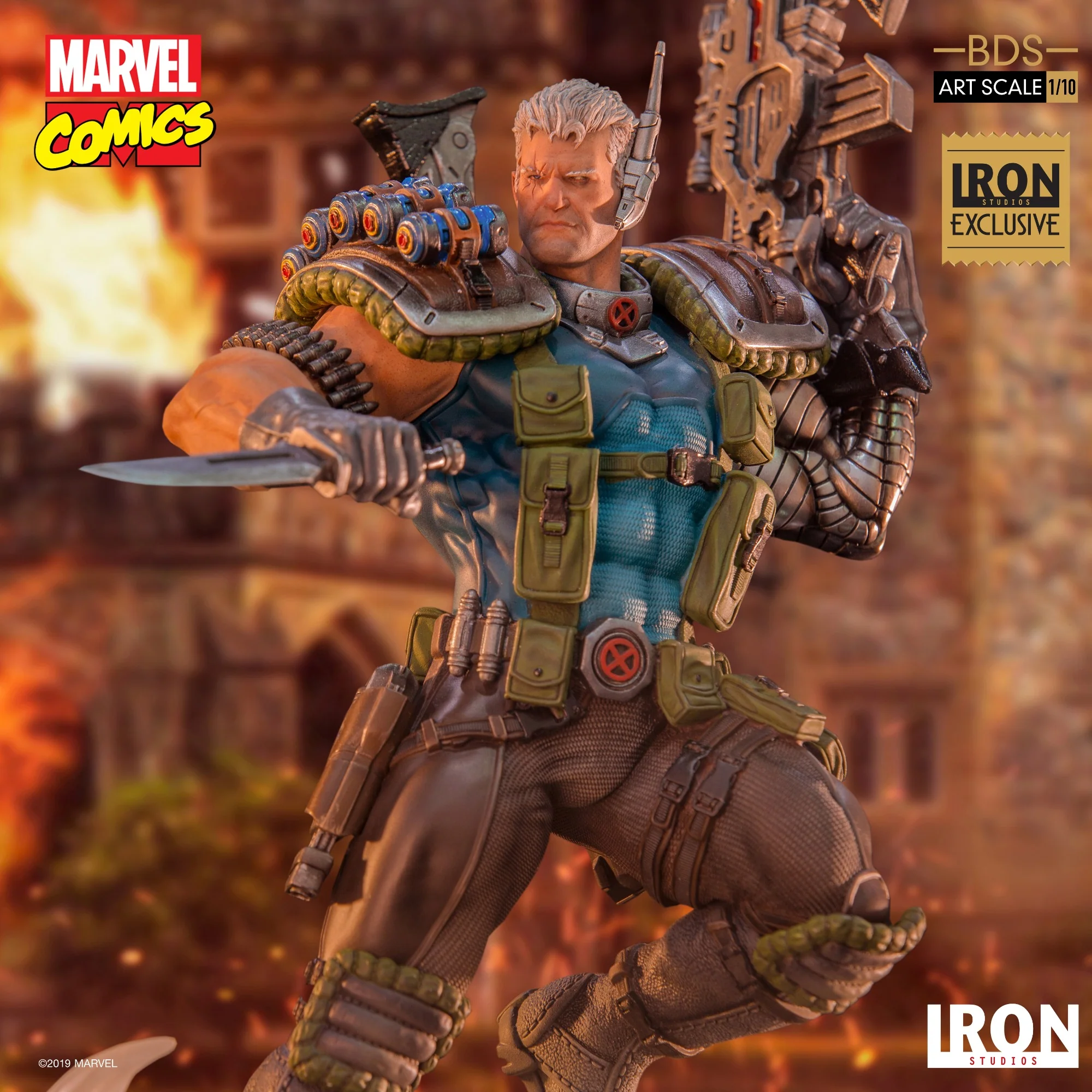 Statue Cable - X-Men - Marvel Comics - Art Scale 1/10 - Iron Studios - Image 4