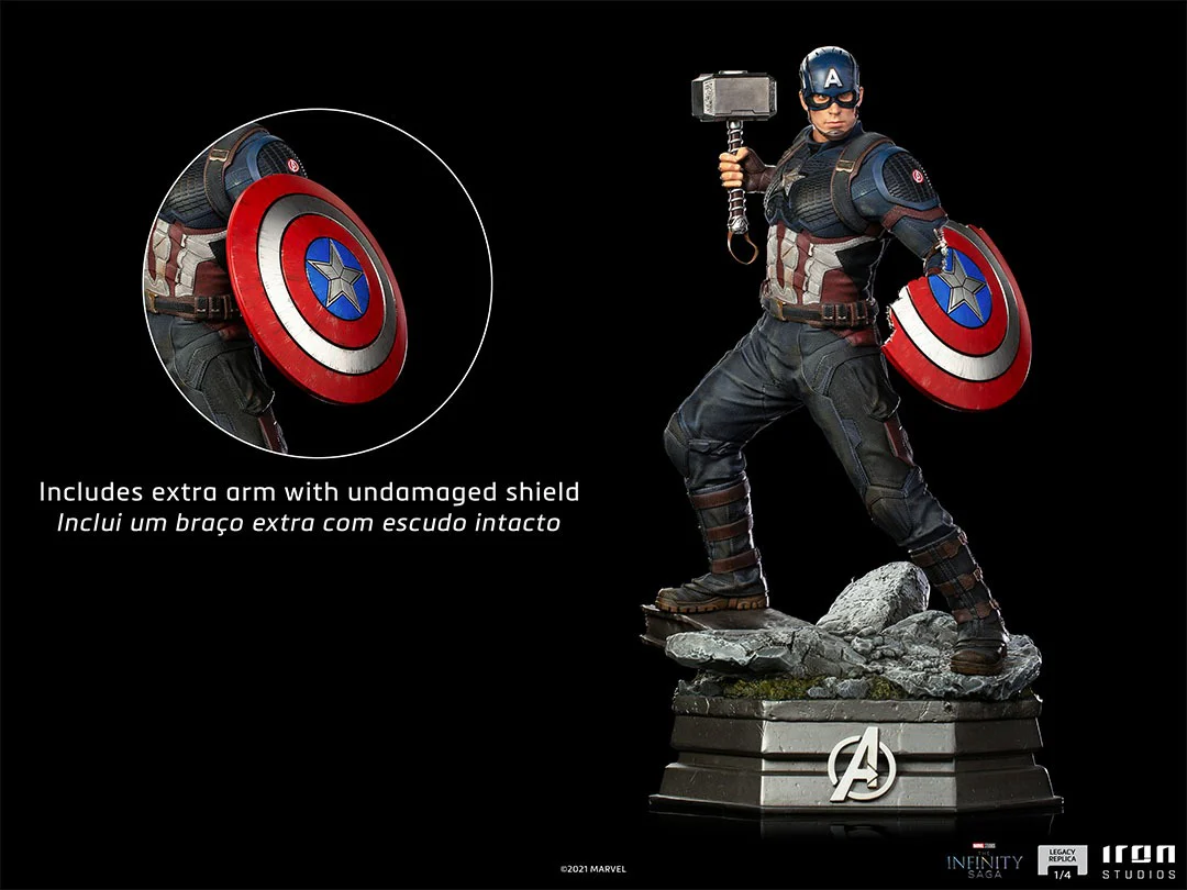 Captain America  Infinity Saga  Legacy Replica 1/4  Iron Studios - Image 7