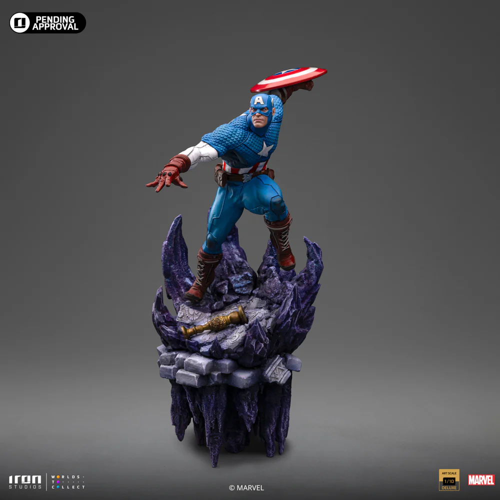 Captain America Deluxe Infinity Gauntlet Diorama BDS Art Scale 1/10 Iron Studios - Image 4