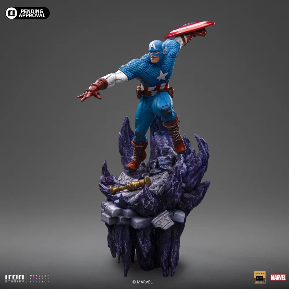 Captain America Deluxe Infinity Gauntlet Diorama BDS Art Scale 1/10 Iron Studios - Image 5
