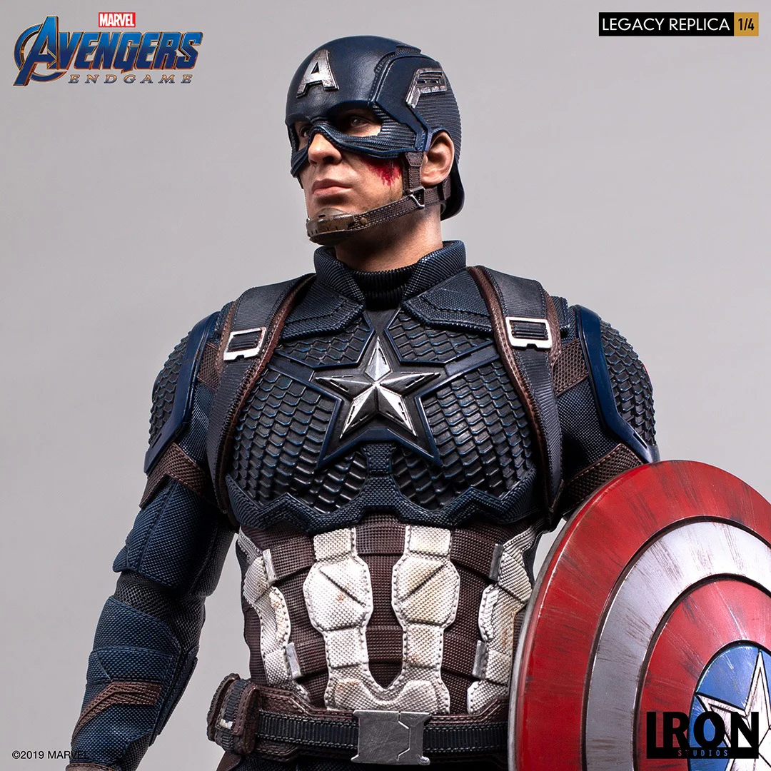 Statue Captain America Regular- Avengers: End Game - Legacy Replica 1/4 - Iron Studios - Image 4