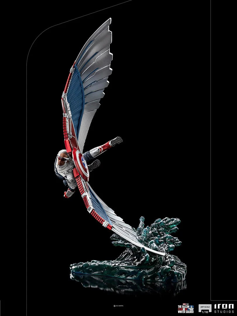 Captain America Sam Wilson - The Falcon and the Winter Soldier - BDS Art Scale 1/10 - Iron Studios - Image 5