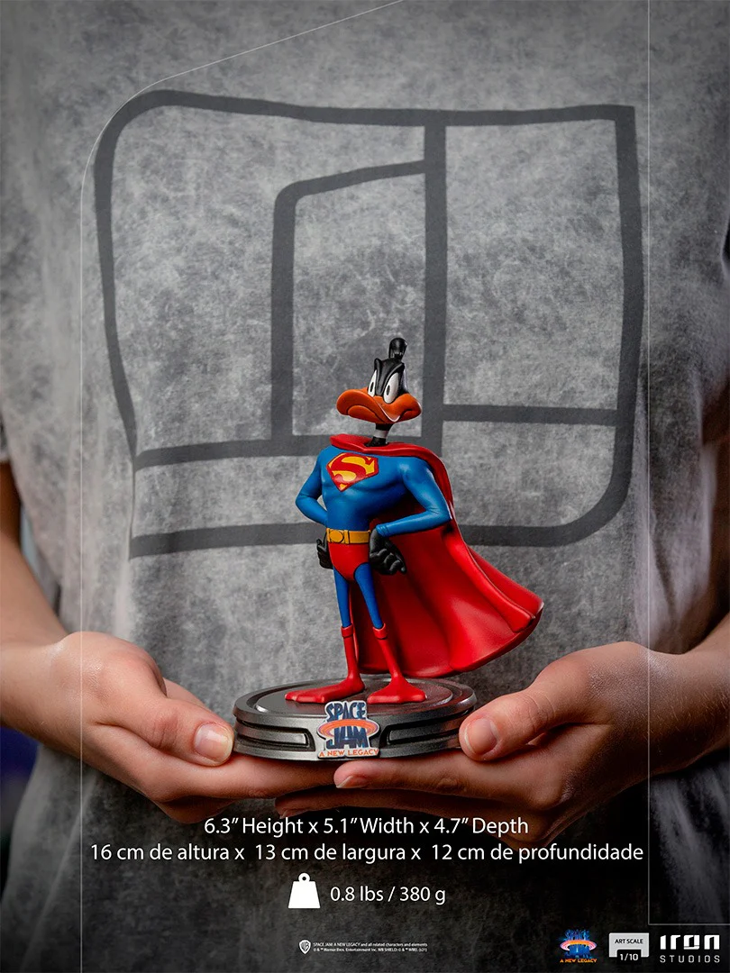 Daffy Duck Superman Space Jam: A New Legacy Art Scale 1/10 Iron Studios - Image 12
