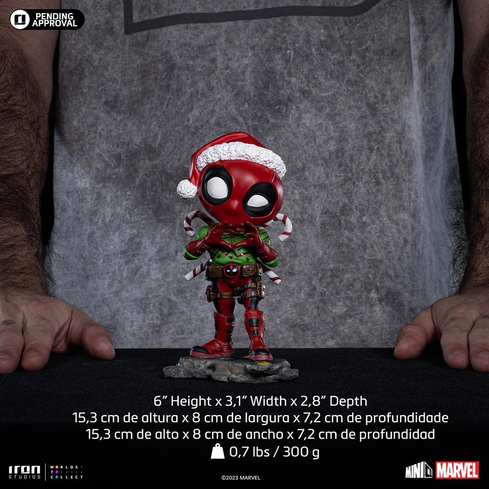 Deadpool (Holidays Version)  Marvel Comics  Minico  Iron Studios - Image 3