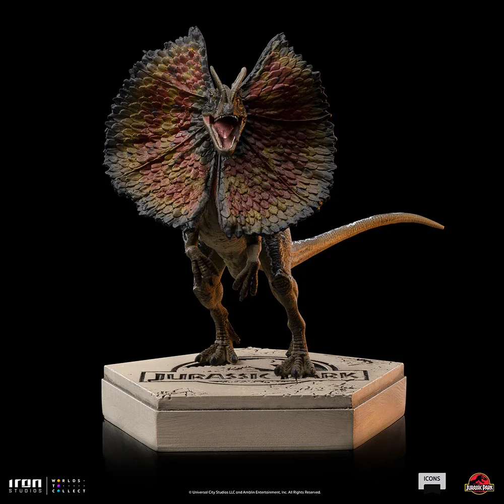 Dilophosaurus - Jurassic Park - Icons - Iron Studios - Image 3