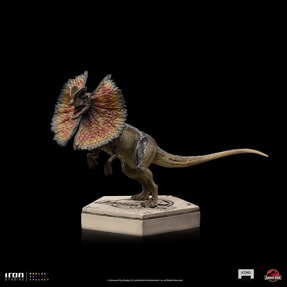 Dilophosaurus - Jurassic Park - Icons - Iron Studios - Image 4
