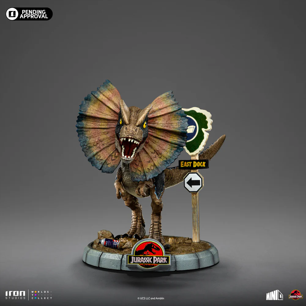 Dilophosaurus Jurassic Park Minico Iron Studios - Image 3