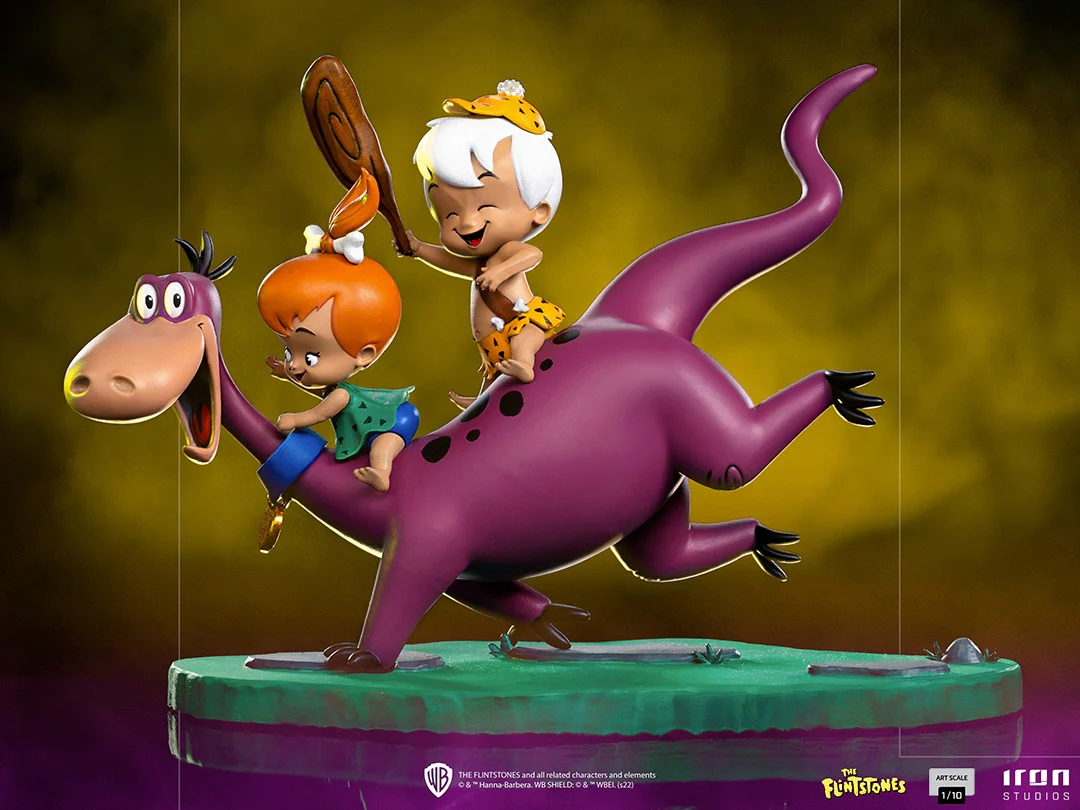 Dino, Pebbles and Bamm-Bamm - The Flintstones - Art Scale 1/10 - Iron Studios - Image 4