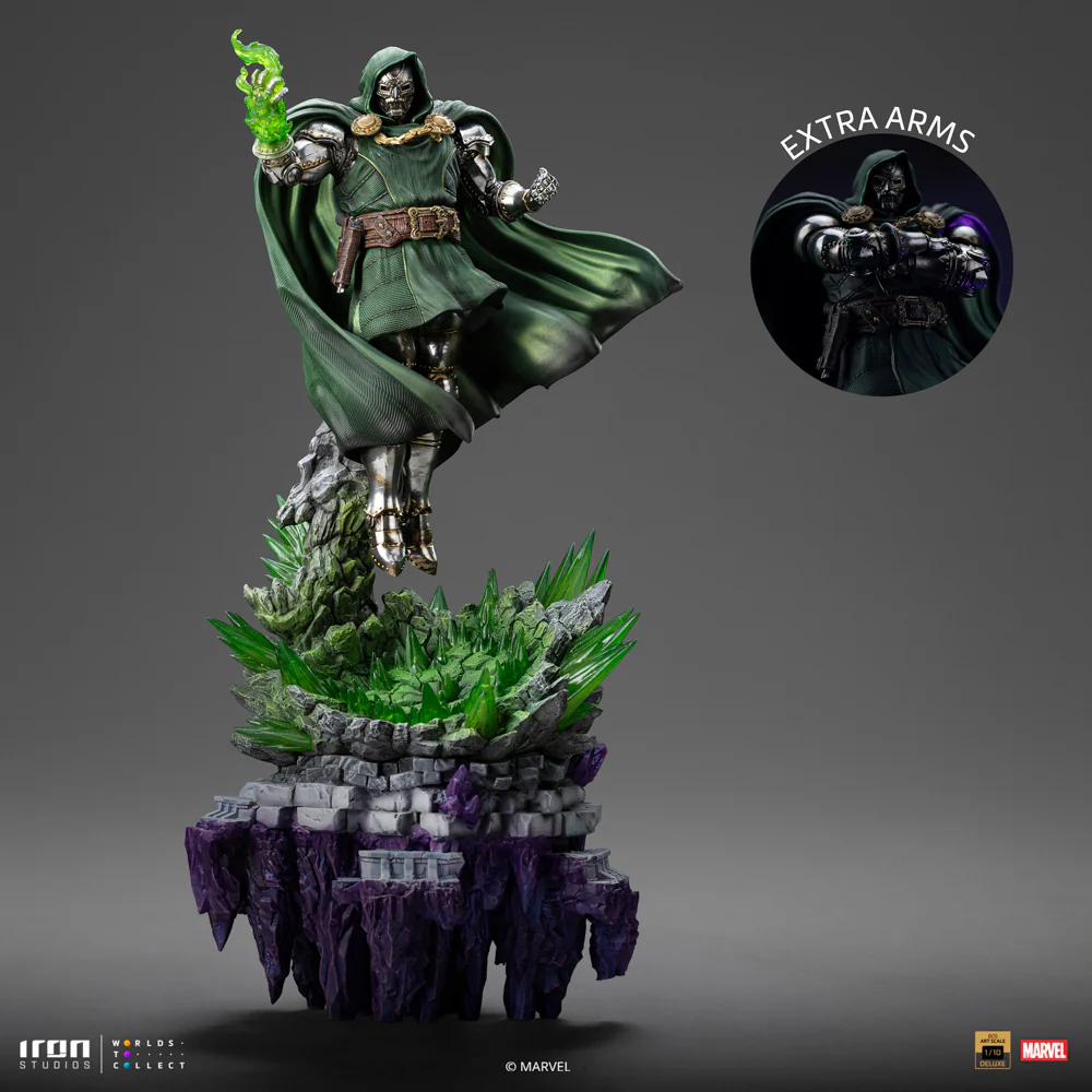 Doctor Doom Deluxe - Infinity Gauntlet Diorama - BDS Art Scale 1/10 - Iron Studios - Image 3
