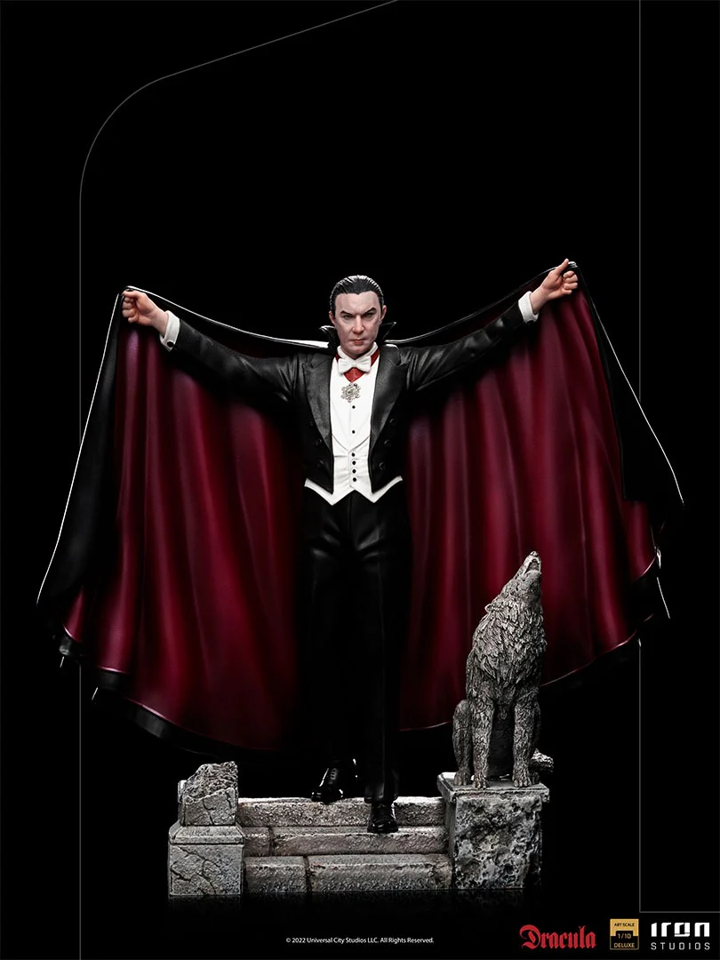 Dracula Bela Lugosi Deluxe - Universal Monsters - Art Scale 1/10 - Iron Studios - Image 4