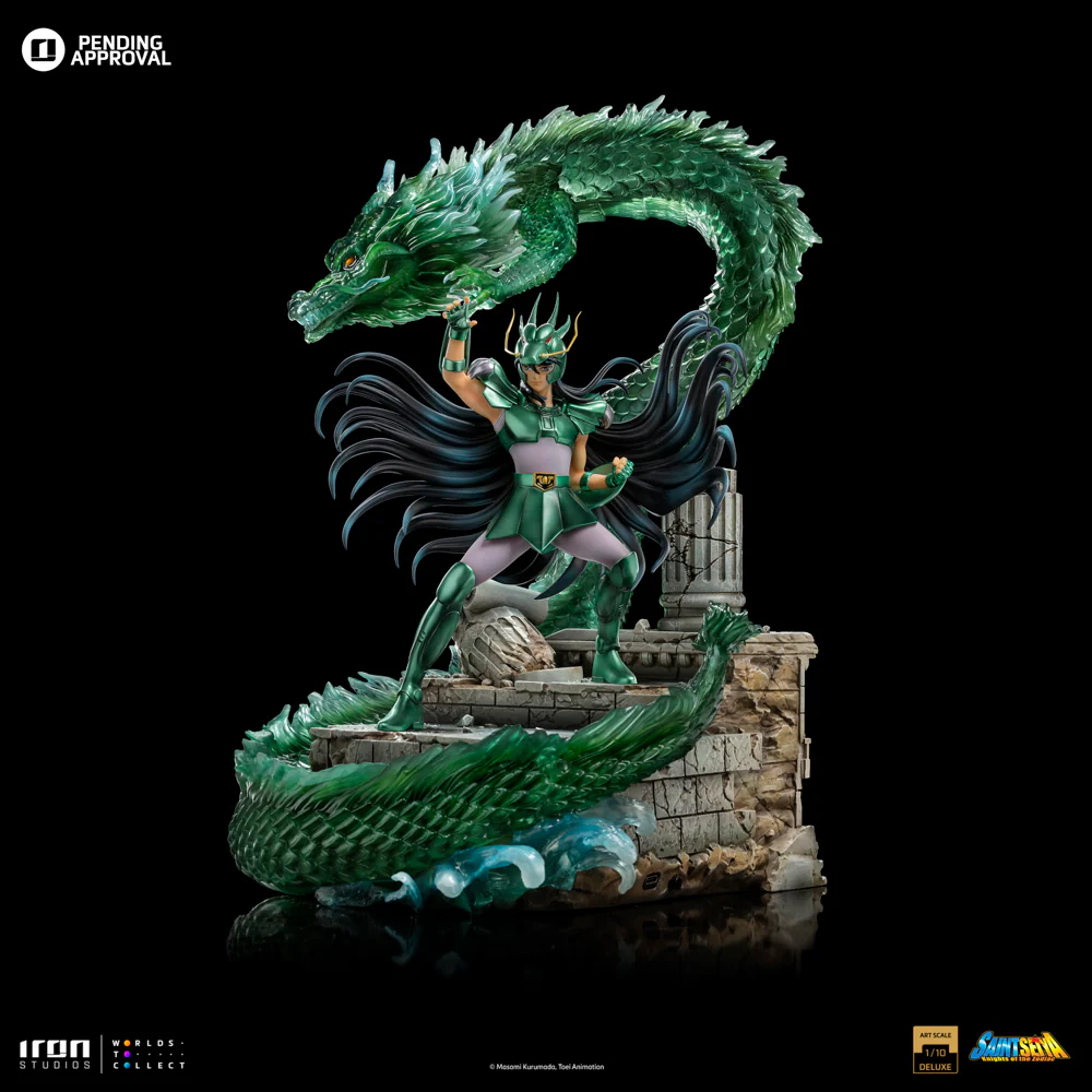 Dragon Shiryu Deluxe Saint Seiya Art Scale 1/10 Iron Studios - Image 4