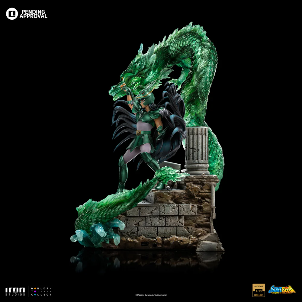 Dragon Shiryu Deluxe Saint Seiya Art Scale 1/10 Iron Studios - Image 5