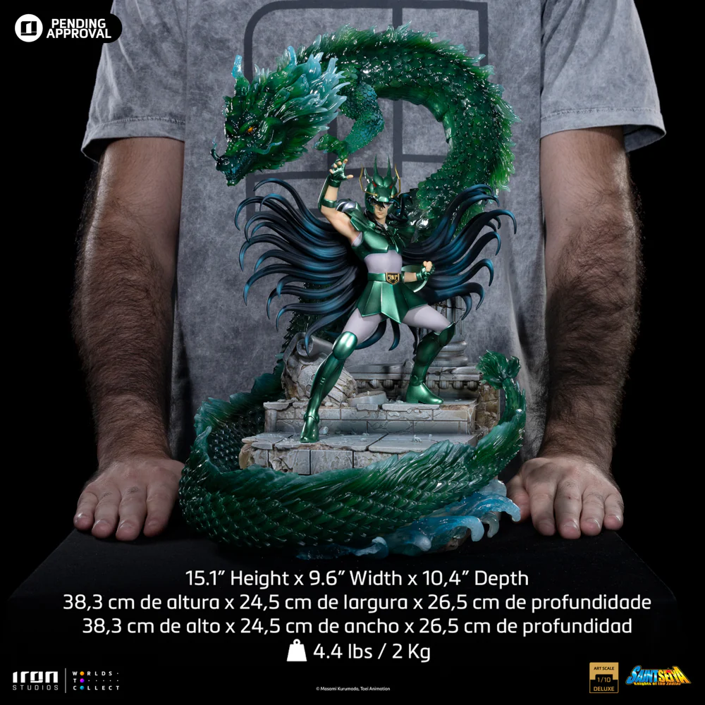 Dragon Shiryu Deluxe Saint Seiya Art Scale 1/10 Iron Studios - Image 7