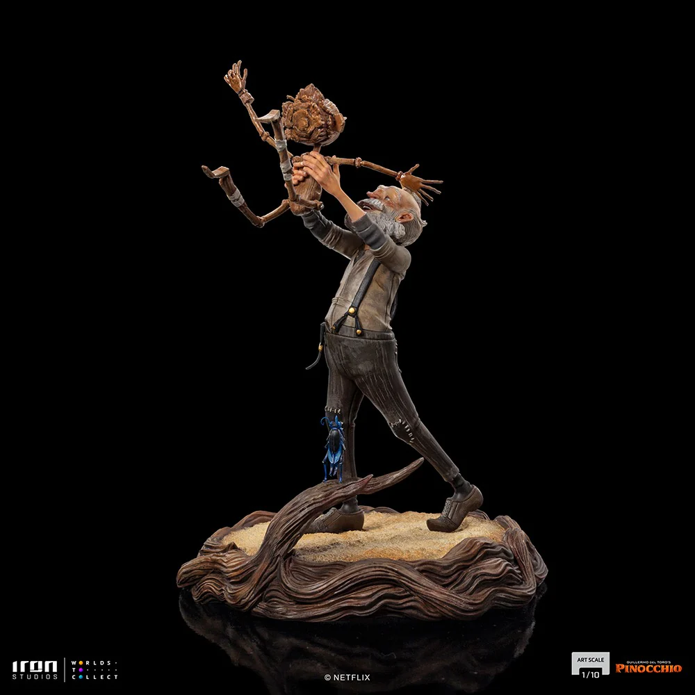 Geppetto & Pinocchio  Pinocchio  Art Scale 1/10  Iron Studios - Image 6