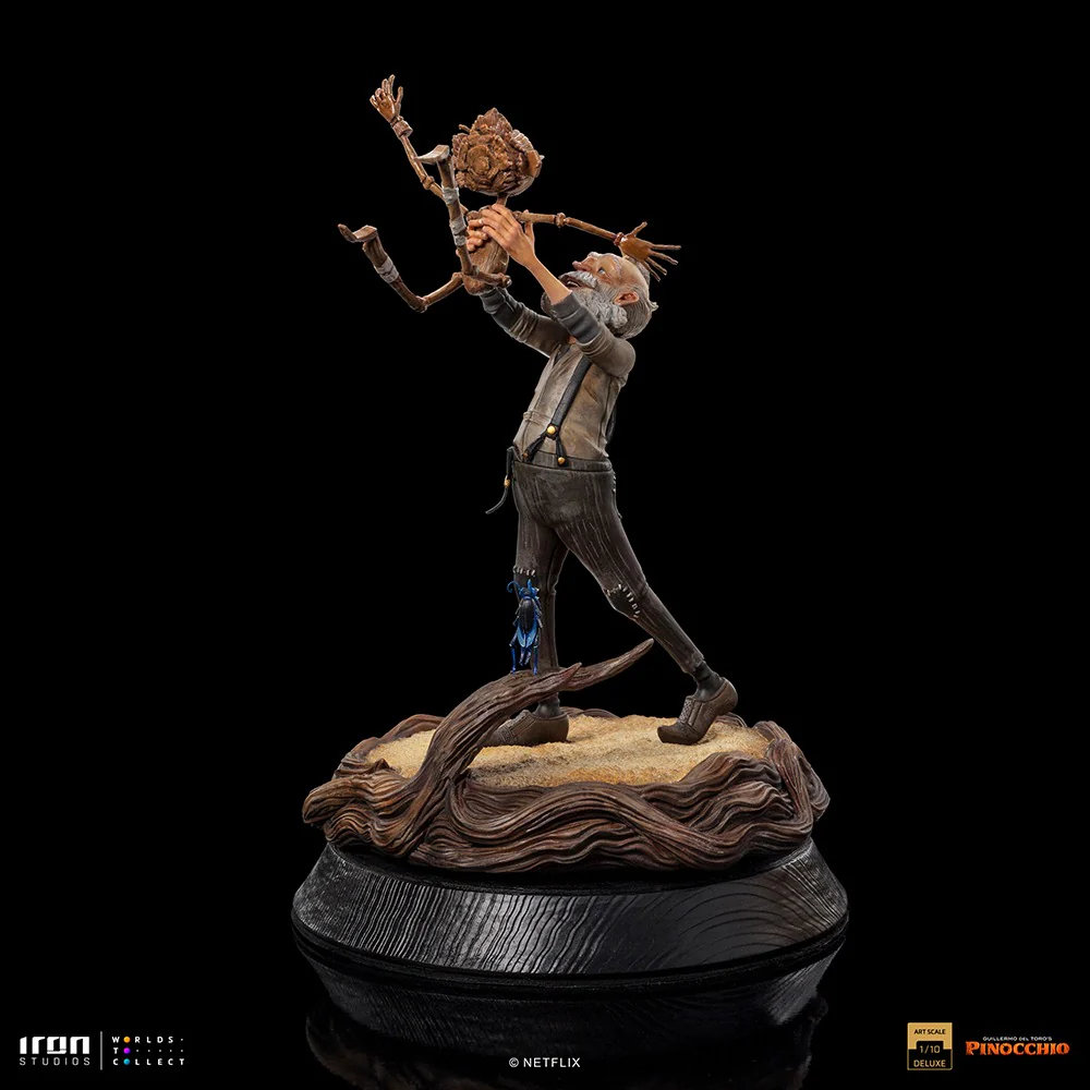 Geppetto & Pinocchio Deluxe (Signed Version)  Pinocchio  Art Scale 1/10  Iron Studios - Image 5