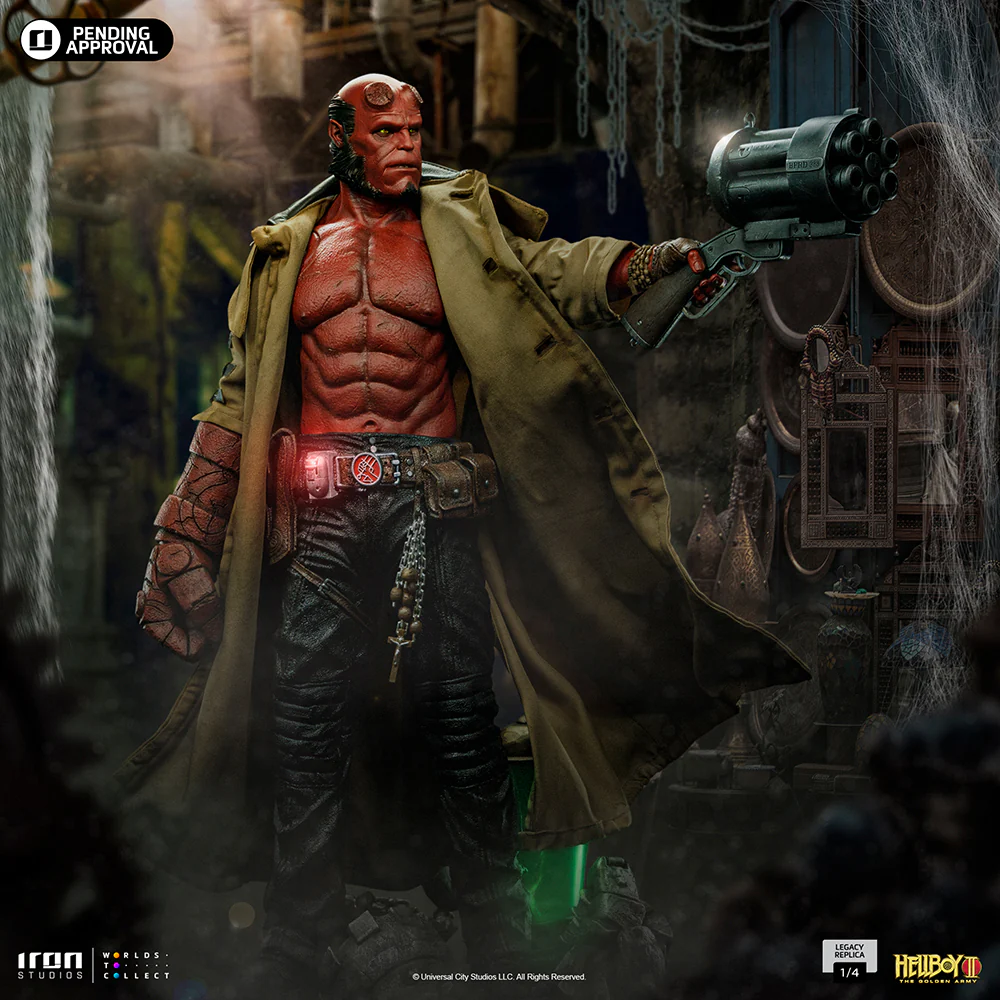 Hellboy  Hellboy 2: The Golden Army  Legacy Replica 1/4  Iron Studios - Image 8