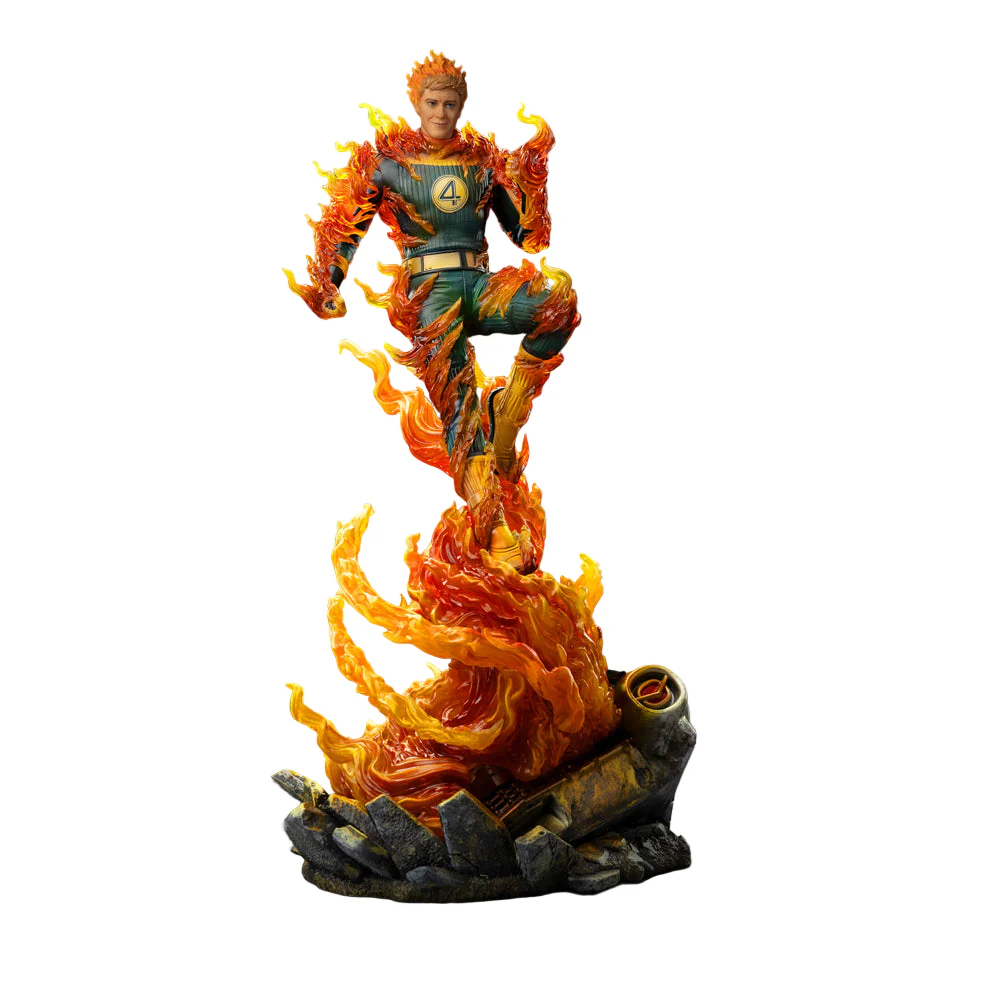 Statue Human Torch (Blue Suit Variant) - Fantastic Four - Art Scale 1/10 - Iron Studios