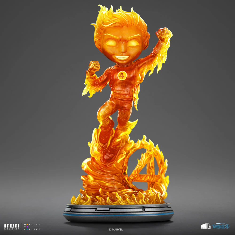 Statue Human Torch The Fantastic Four: First Steps Minico Iron Studios - Image 3