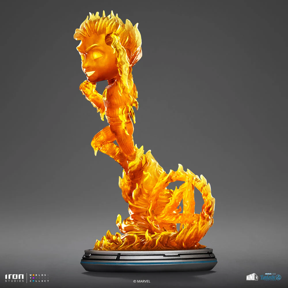 Statue Human Torch The Fantastic Four: First Steps Minico Iron Studios - Image 4