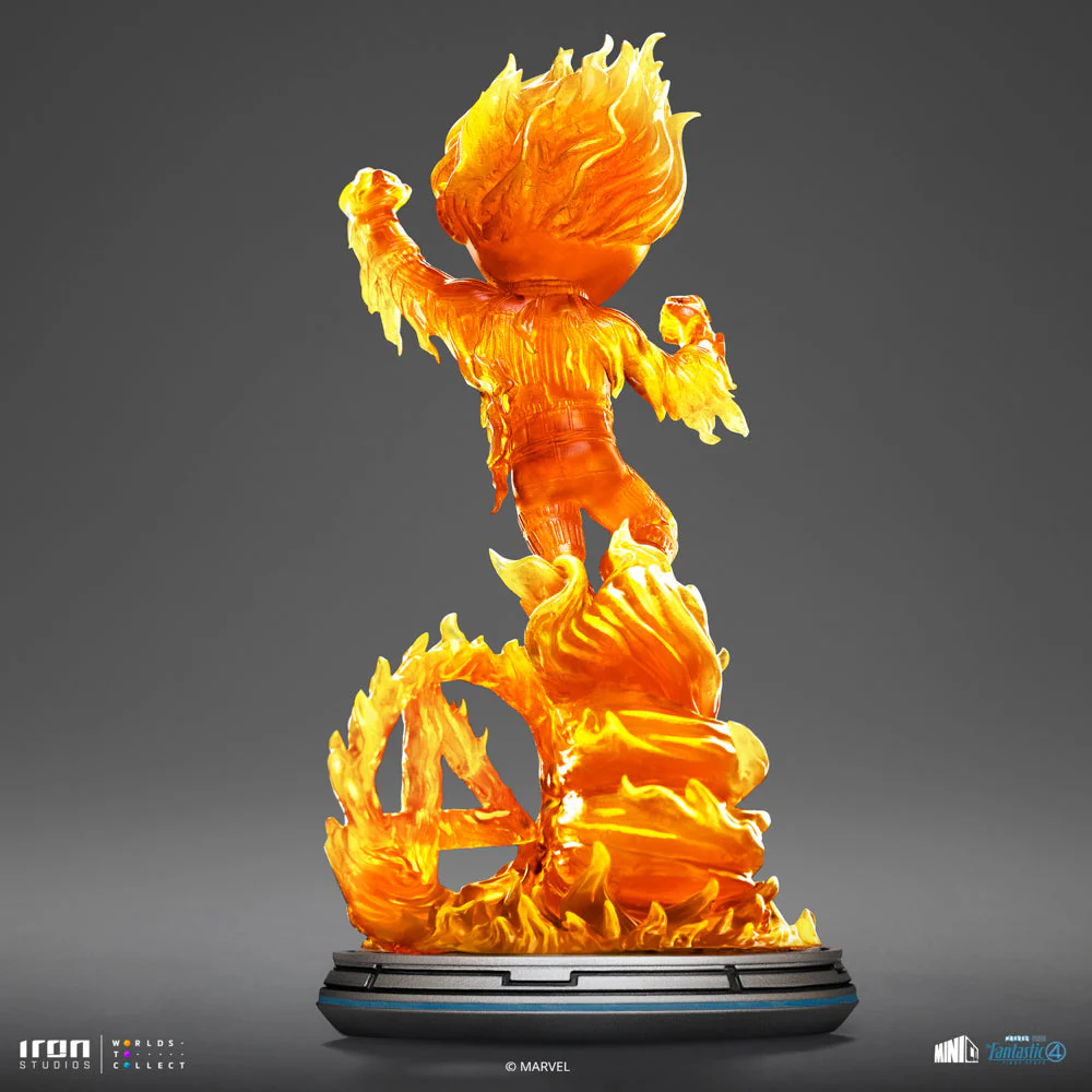 Statue Human Torch The Fantastic Four: First Steps Minico Iron Studios - Image 6