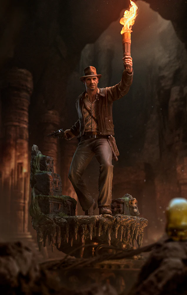 Indiana Jones Deluxe  Indiana Jones  Art Scale 1/10  Iron Studios - Image 2