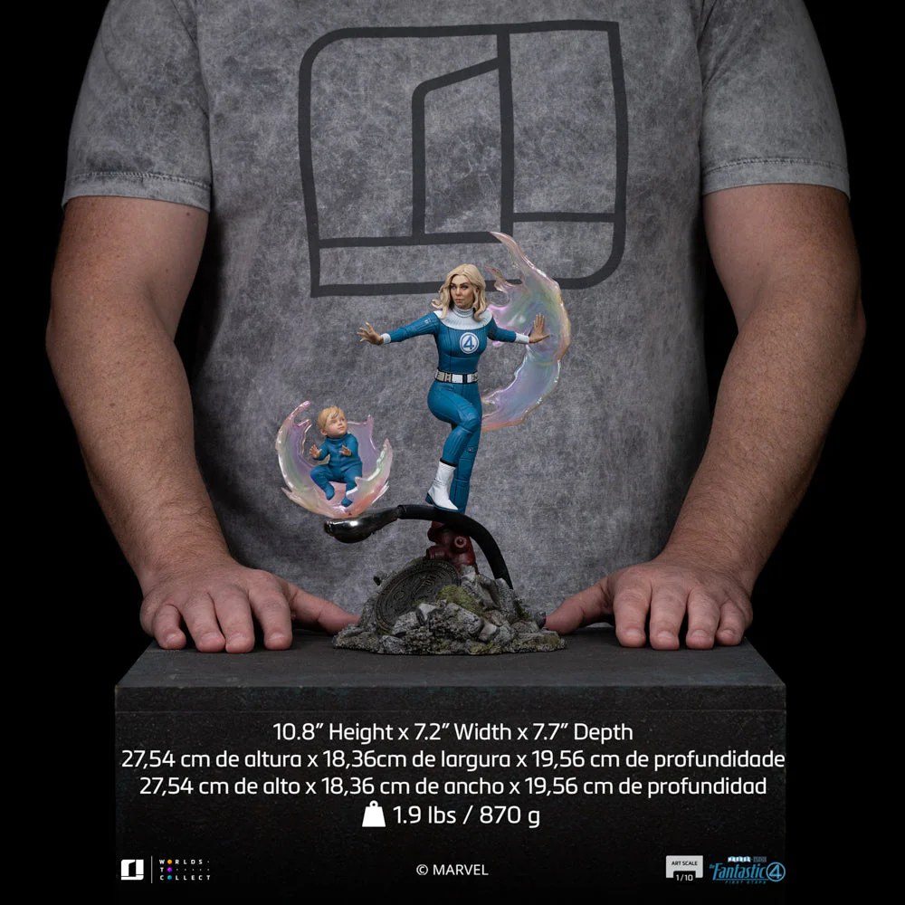 Statue Invisible Woman The Fantastic Four: First Steps Art Scale 1/10 Iron Studios - Image 12