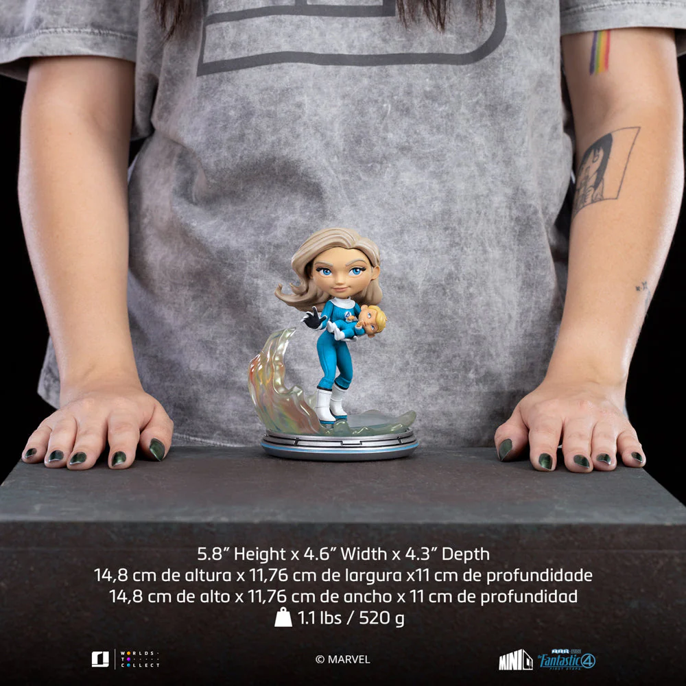 Statue Invisible Woman The Fantastic Four: First Steps Minico Iron Studios - Image 7