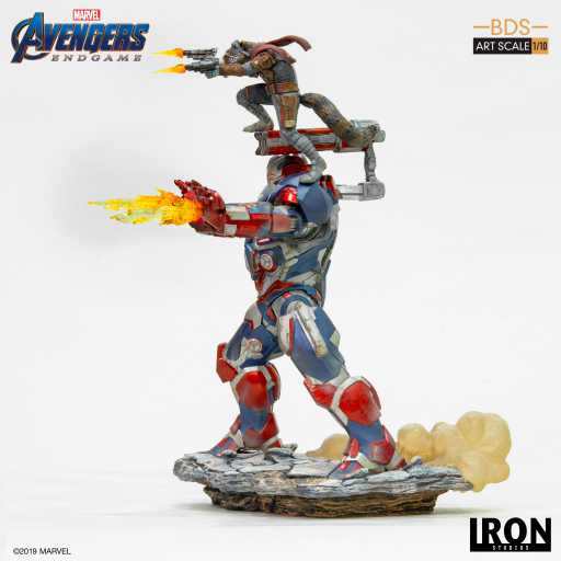 Statue Iron Patriot & Rocket - Avengers: Endgame - Art Scale 1/10 - Iron Studios - Image 5