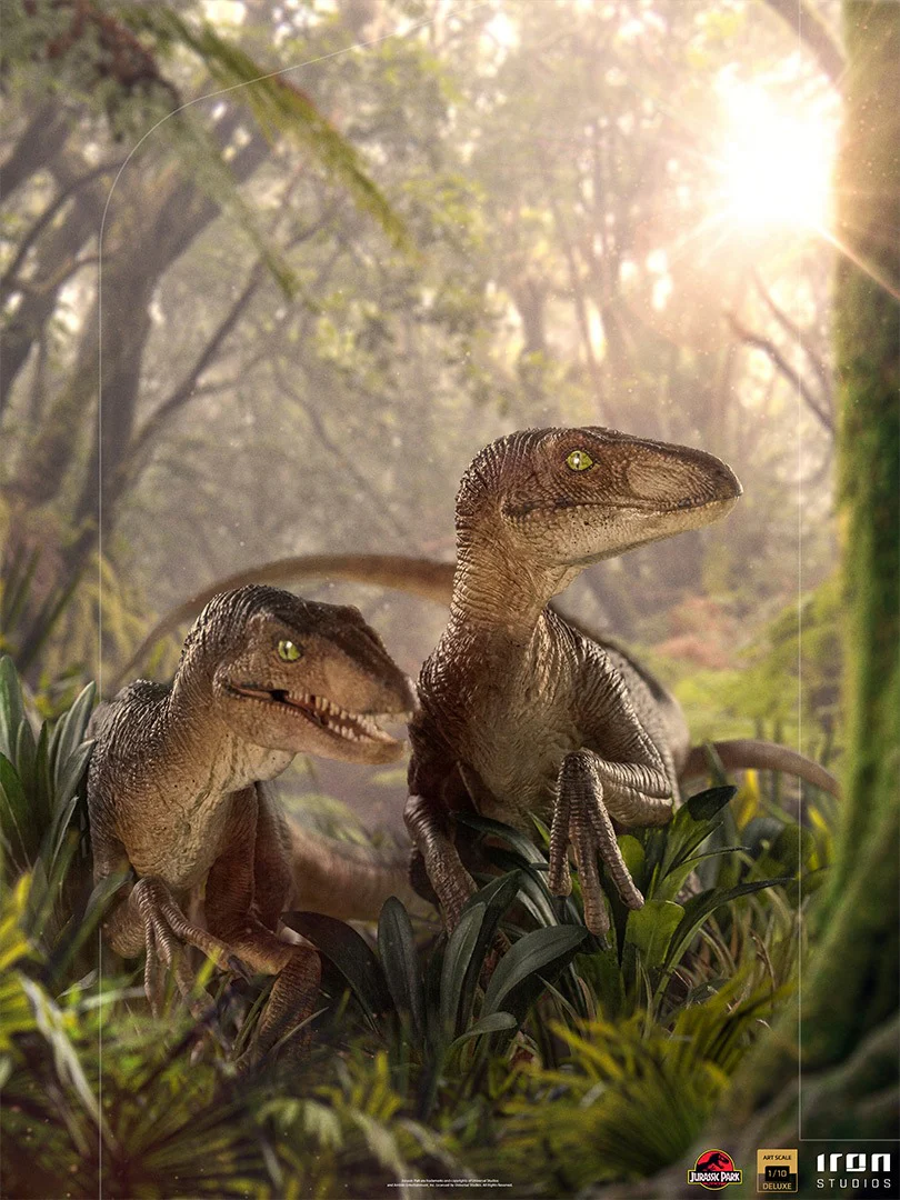 Just The Two Raptors - Jurassic Park - Art Scale 1/10 - Iron Studios - Image 3
