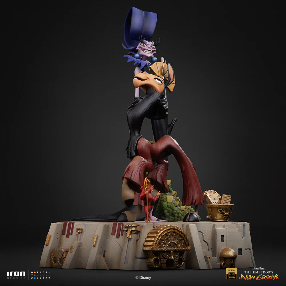 Pre-Order - Statue Kuzco & Yzma – The Emperor’s New Groove – Deluxe Art Scale 1/10 – Iron Studios - Image 11