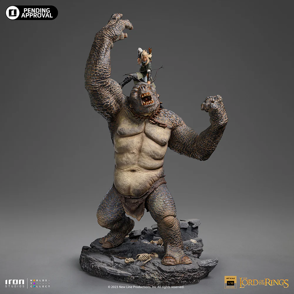 Legolas vs Cave Troll  The Lord of the Rings  BDS Art Scale 1/10  Iron Studios - Image 3