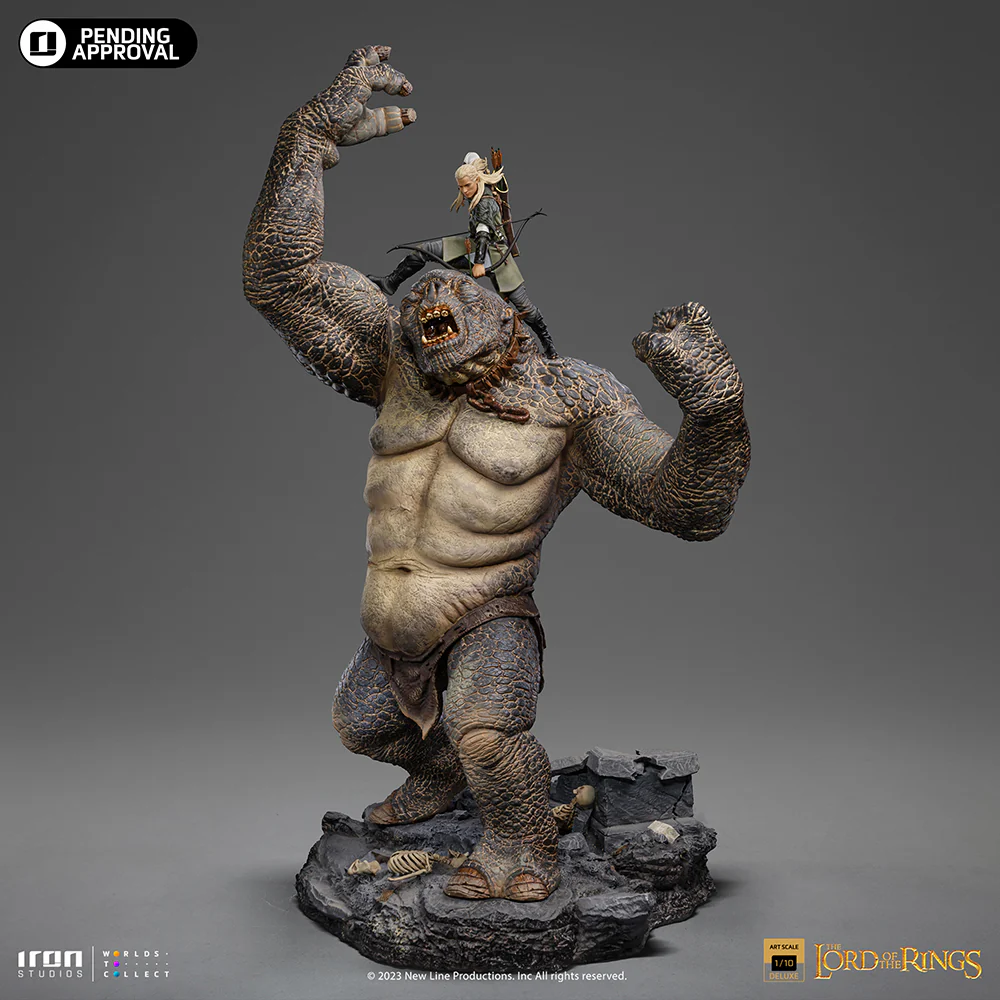 Legolas vs Cave Troll  The Lord of the Rings  BDS Art Scale 1/10  Iron Studios - Image 4