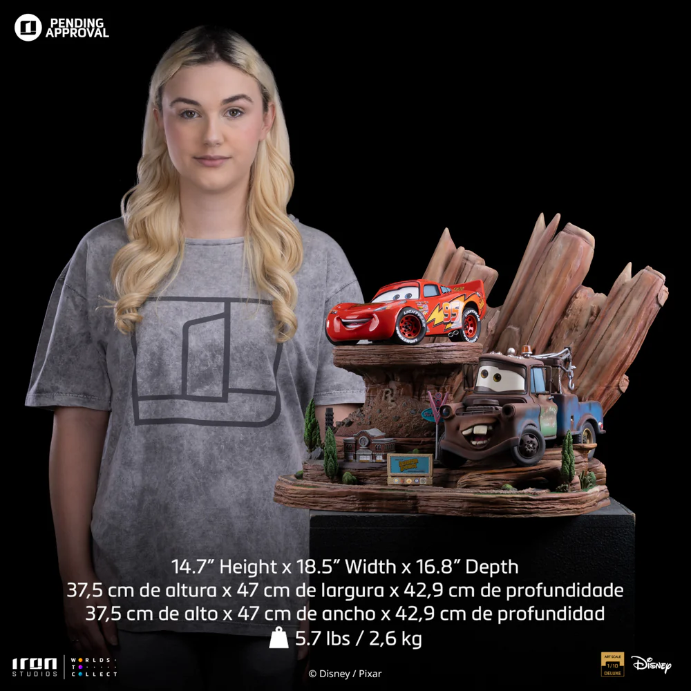 Lightning Mcqueen and Tow Mater - Cars - Art Scale 1/10 - Iron Studios - Image 7