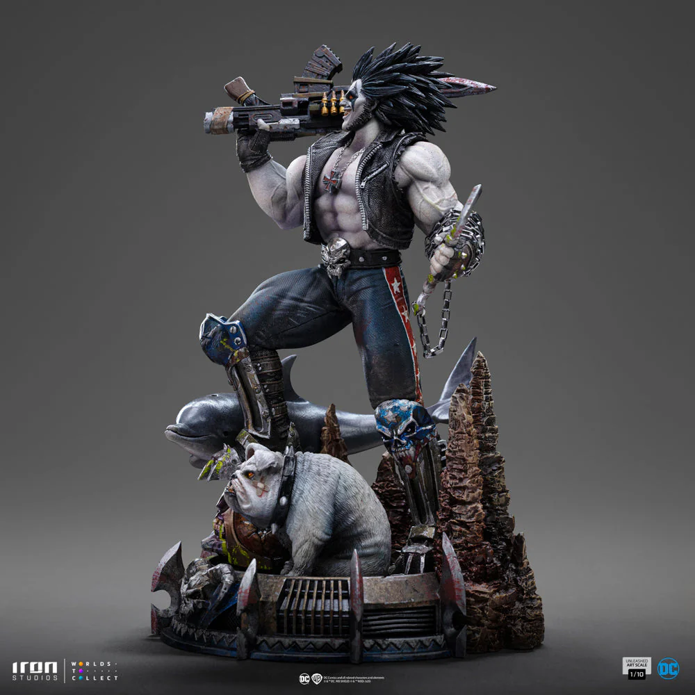 Lobo Unleashed - DC Comics - Art Scale 1/10 - Iron Studios - Image 4