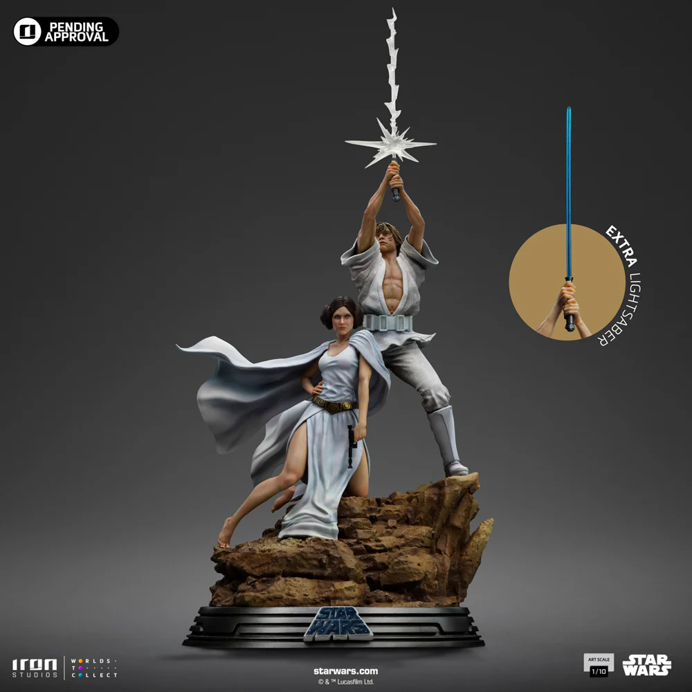 Statue Luke and Leia - Star Wars - Art Scale 1/10 - Iron Studios - Image 4