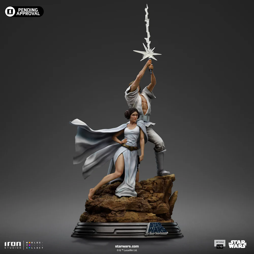 Statue Luke and Leia - Star Wars - Art Scale 1/10 - Iron Studios - Image 7