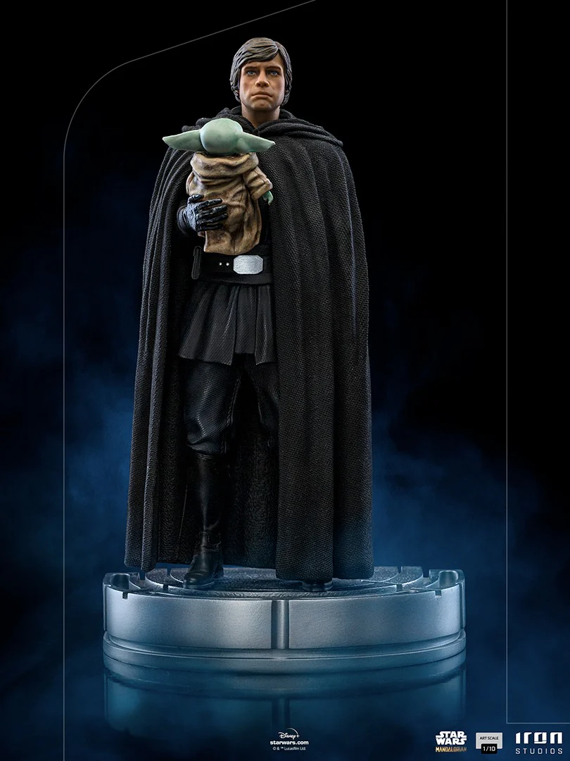 Luke Skywalker and Grogu - Star Wars: The Mandalorian - Art Scale 1/10 - Iron Studios - Image 3