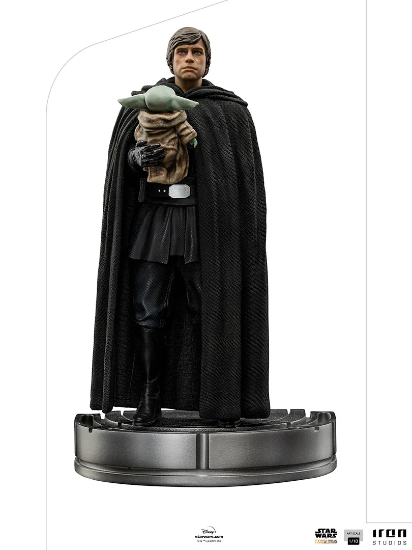 Luke Skywalker and Grogu - Star Wars: The Mandalorian - Art Scale 1/10 - Iron Studios - Image 4