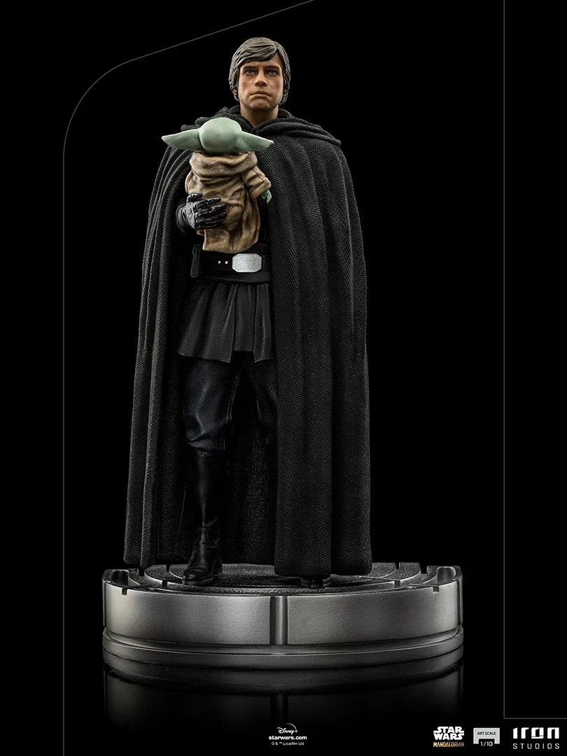Luke Skywalker and Grogu - Star Wars: The Mandalorian - Art Scale 1/10 - Iron Studios - Image 5
