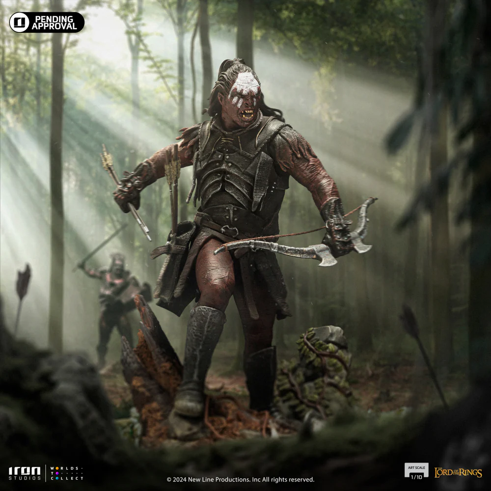 Lurtz UrukHai Leader The Lord of the Rings Art Scale 1/10 Iron Studios - Image 11