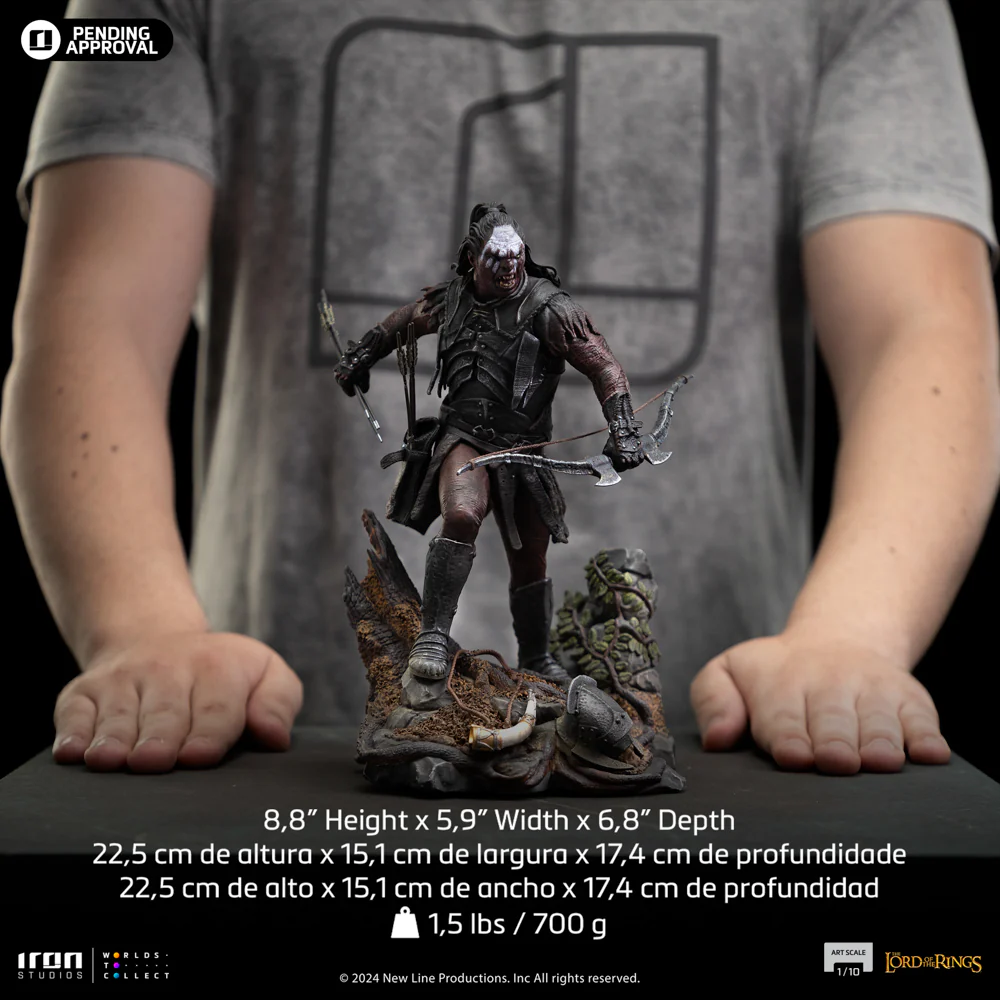 Lurtz UrukHai Leader The Lord of the Rings Art Scale 1/10 Iron Studios - Image 12