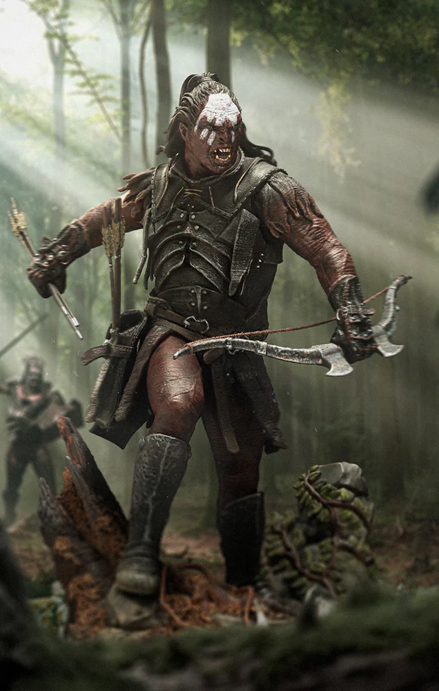 Lurtz UrukHai Leader The Lord of the Rings Art Scale 1/10 Iron Studios - Image 2