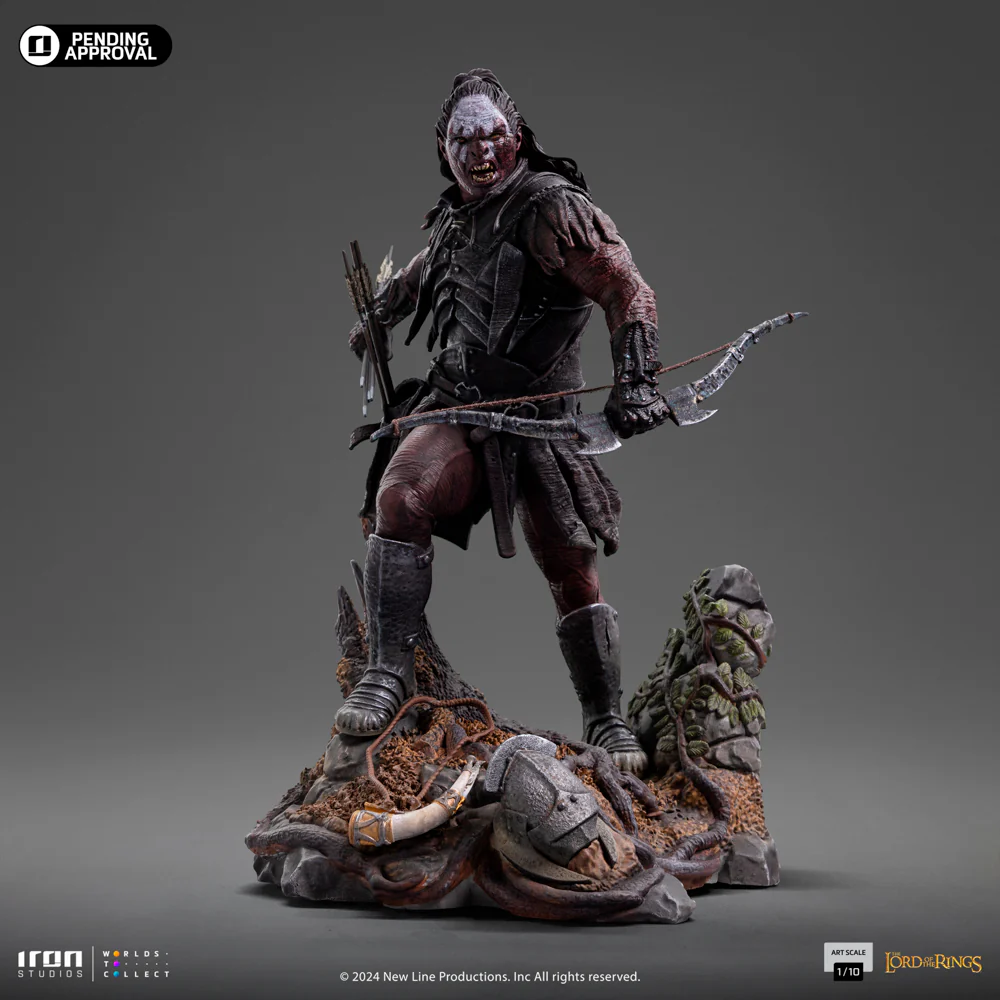 Lurtz UrukHai Leader The Lord of the Rings Art Scale 1/10 Iron Studios - Image 3