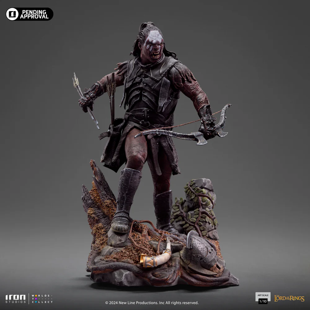 Lurtz UrukHai Leader The Lord of the Rings Art Scale 1/10 Iron Studios - Image 4