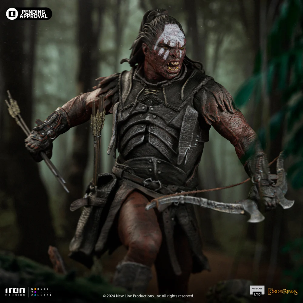 Lurtz UrukHai Leader The Lord of the Rings Art Scale 1/10 Iron Studios - Image 7