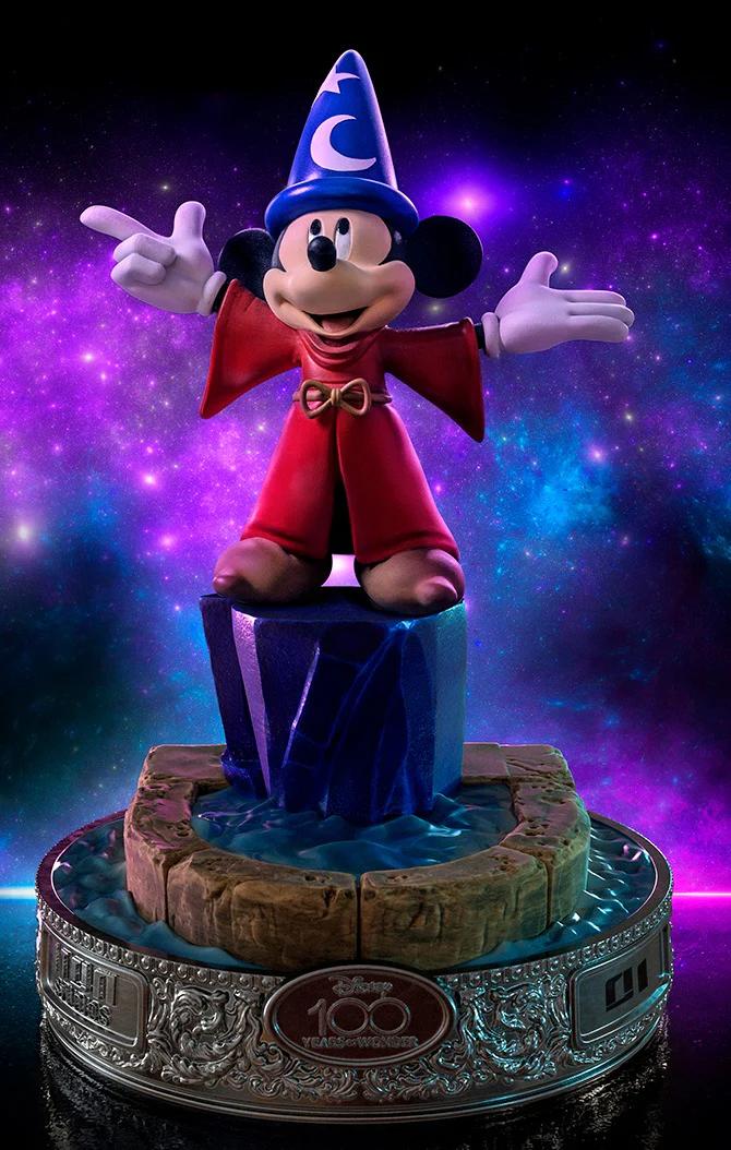 Mickey 100 Years Version - Disney 100th - Fantasia - Art Scale 1/10 - Iron Studios