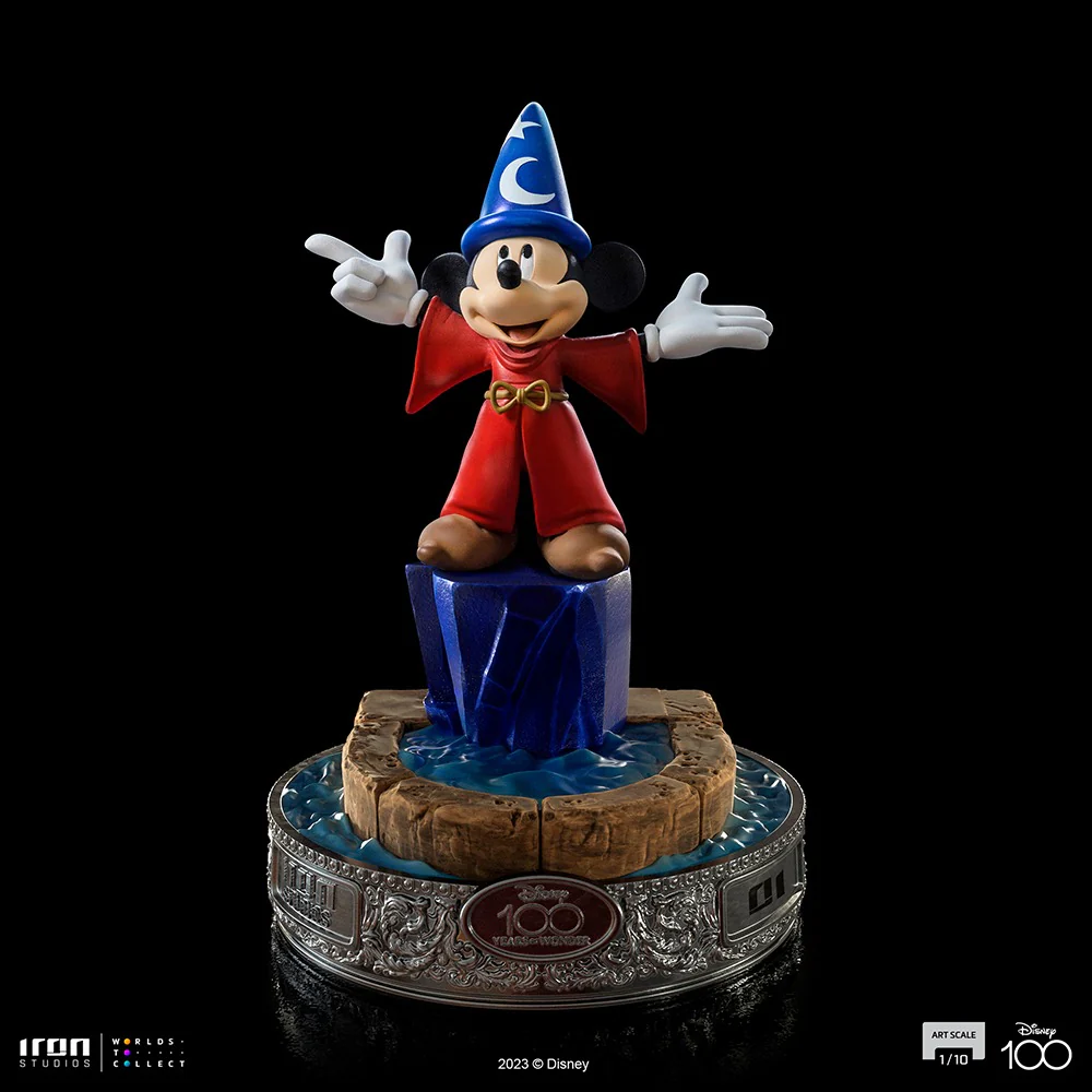 Mickey 100 Years Version - Disney 100th - Fantasia - Art Scale 1/10 - Iron Studios - Image 3
