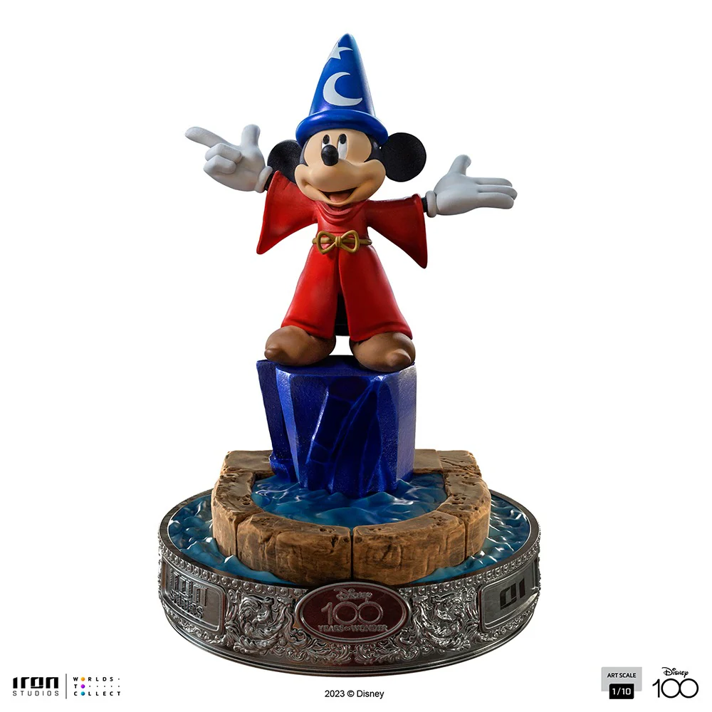 Mickey 100 Years Version - Disney 100th - Fantasia - Art Scale 1/10 - Iron Studios - Image 5